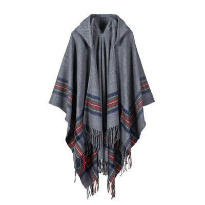 

〖Follure〗Women Winter Knitted Cashmere Poncho Capes Shawl Cardigans Sweater Coat