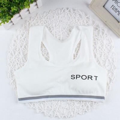 

Girls Underwear Bra Vest Letter Print Cotton Bras Wire Free Comfortable Bra Underwear for Girls