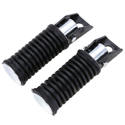 

1 Pair Black Motorcycle Foot Pegs Pedal for Suzuki GT125-5 QJ125 GN125 GS125