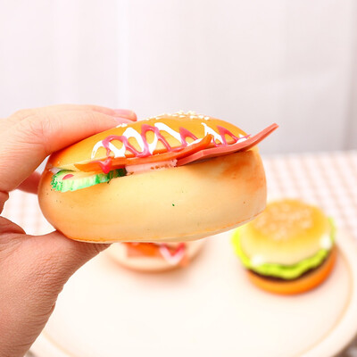 

YIWULASimulation Burger Scented Charm Slow Rising Collection Stress Reliever Toys