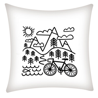 

〖Follure〗Pillow Case Polyester Fiber Cushion Sofa Car Cushion Cover Home Decoration