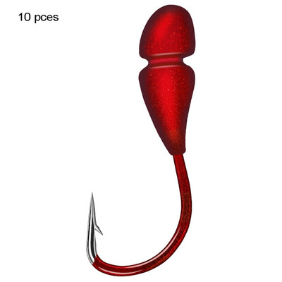 

10pcsLot Fishing Hook High Carbon Steel Barbed Overturned Fishhook Fishing Accessories Supplies Lure Carp Fishing Tackle