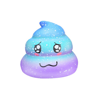 

〖Follure〗Galaxy Poo Scented Squishies Slow Rising Squeeze Toys Stress Reliever Toys