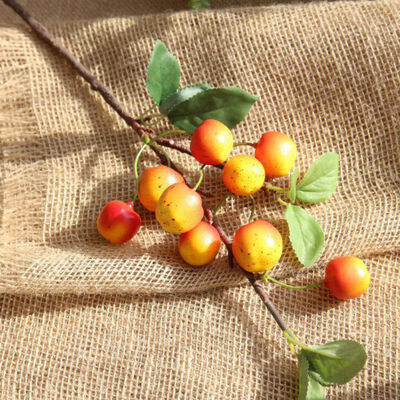 

Artificial Berry Simulation Fruit 4 Color Small Fake Plant Wedding Decoration For Home Hotel Party Table Accessories 1pcs
