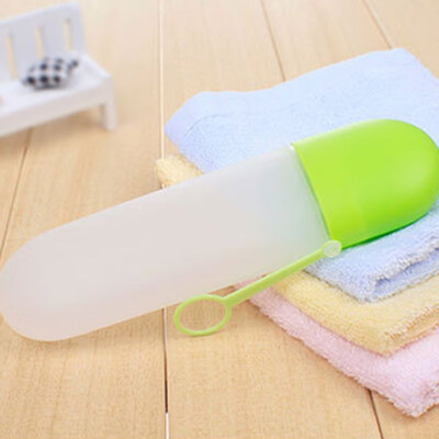 

Protect Toothbrush Tube Cover case Household Travel Candy Color Portable Dustproof Toothbrush Case Box