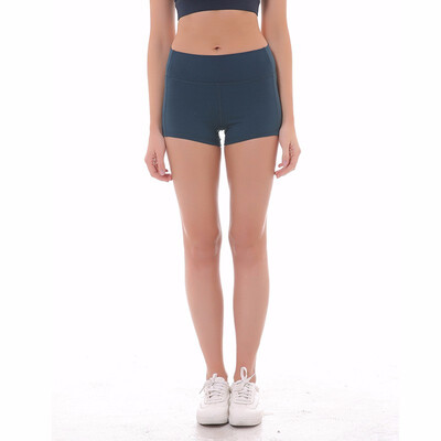 

Soft Nylon Fitness Jogger Shorts Women High Waist Solid Sport Workout Shorts Slim Tummy Control Gym Athletic Shorts