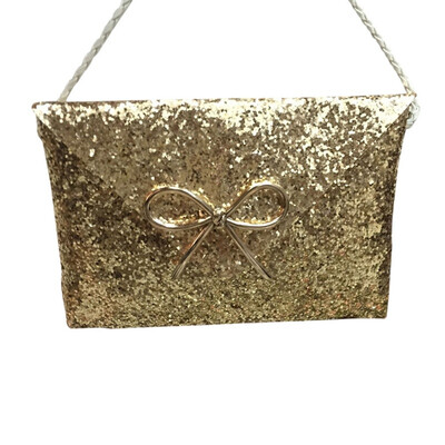 

Sequins Design Flap Hasp Shoulder Messenger Bag Children Mini Fashion Gold Bow Handbag Shoulder Crossbody Bags for women 2019