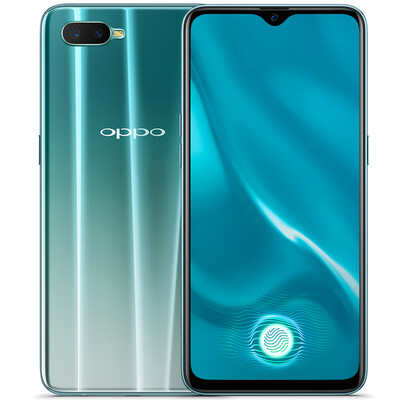 

OPPO K1 light sense screen fingerprint water drop screen camera phone 6G64G silver green all Netcom mobile Unicom Telecom 4G dual card dual standby mobile phone