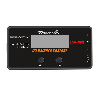 

Siaonvr QC 5-12v Charger18W For LiPoliHvLiIonLiFe Battery Balance Charger