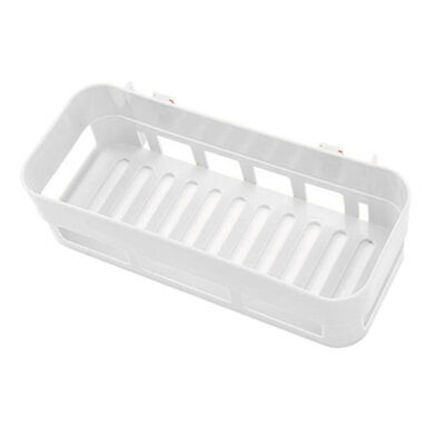 

Bathroom Shower Corner Storage Shelf Holder Rack Suction Cup Rectangletriangle