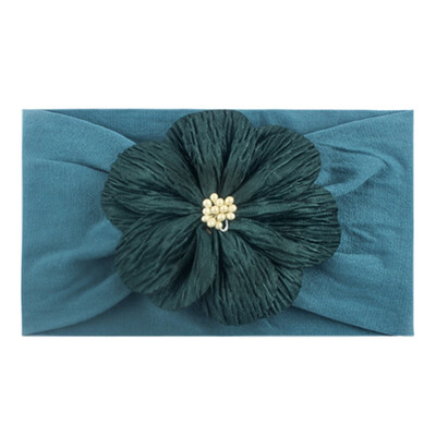 

Infant Headbands Floral Cotton Turbante Headband For Girls Elastic Newborn Baby Girl Headbands Baby Hair Accessories