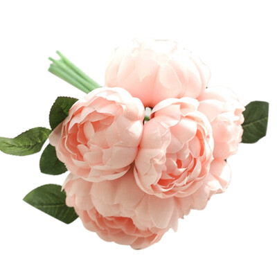 

Artificial Peony Bouquet Silk Flower Bridal Hydrangea Cheap Fake Flowers For Home Wedding Decoration