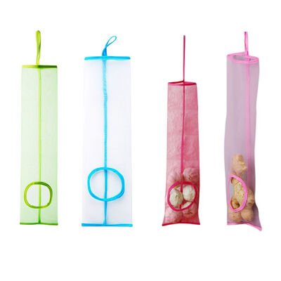 

Kitchen Garbage Trash Storage Bag Onion Holder Vegetable Potato Hanging Mesh Fruit Ginger Organizer Container Garlic Food Saver
