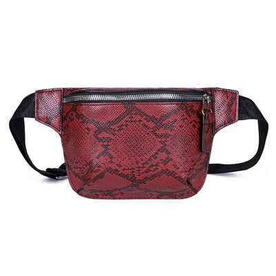 

Tailored Fashion Women Serpentine Zipper Messenger Bag Chest Bag Waist Bag Phone Bag