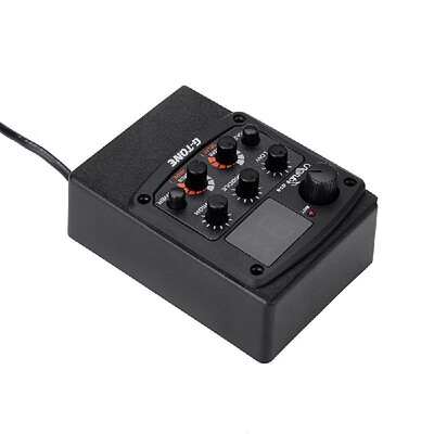 

Cherub G-Tone GT-6 Acoustic Guitar Preamp Piezo Pickup 3-Band EQ Equalizer LCD Tuner with ReverbDelayChorusWide Effects