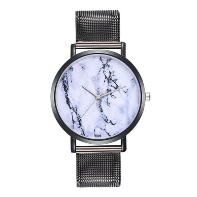 

〖Follure〗Woman Fashion Plant Pattern Alloy Steel Strap Analog Quartz Round Watch
