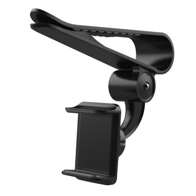 

Sun Visor Car Cell Phone Holder Mount Stand With Clip Universal 360 Degree Swivel GPS Holder Car Mobile Clip