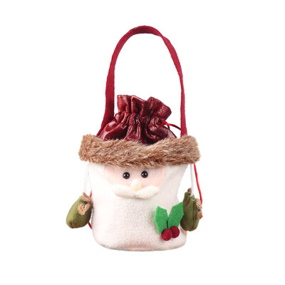

Portable Christmas Apple Bags Adorable Drawstring Candy Gift Holders For Holiday Party Favors And Xmas Tree Pendant Ornaments