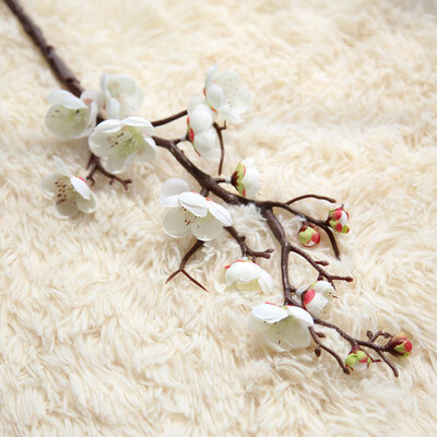 

JPGIF Artificial Silk Fake Flowers Plum Blossom Floral Wedding Bouquet Party Decor HOT