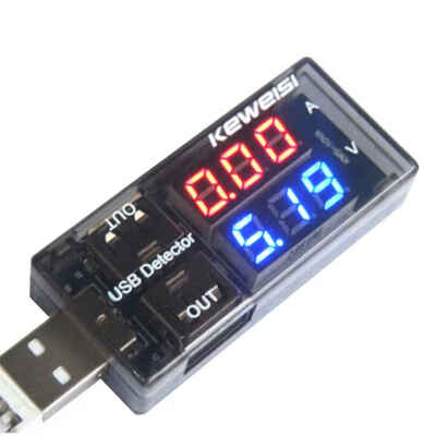 

USB Charger Doctor Current Voltage Charging Detector Battery Voltmeter Ammeter For Factories Laboratory