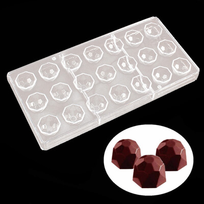 

Gobestart Clear Hard Chocolate Maker Polycarbonate PC DIY 21 Diamond Candy Mold Mould