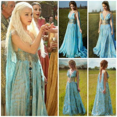 

Mother of Dragons Game of Thrones Daenerys Targaryen Lady Fancy Dress Up Costume