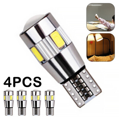 

4PCS T10 LED Bulbs Car Side Light Bulbs 6 SMD Led Xenon