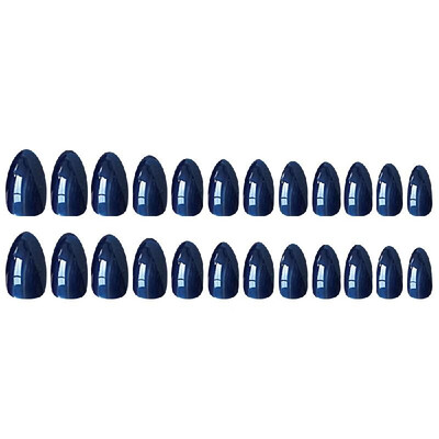 

Fake Nails Tips 24pcs 12 Different Size Natural Short False Nails Tips Full Cover Acrylic Artificial Nails for Nail Salons & DIY N