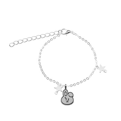 

Skisneostype- Kpop BTS Bracelet Bangtan Boys Adjustable Titanium Steel Bracelet