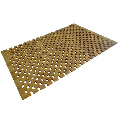 

Bath Mat Acacia Wood 315"x197" Mosaic