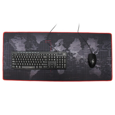 

Anti-skid World Map Rubber Mouse Pad Oversized Non-slip Desktop Keyboard Mat