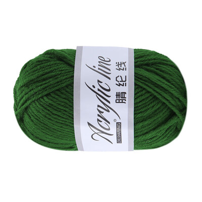 

Toponeto 50g Chunky Wool Roving Scarf Knit Wool Yarn Thickness Warm Hat Household A