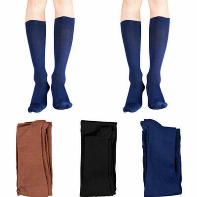 

Knee High Graduated Compression Socks for Women Men Unisex Travel & Flight Sock
