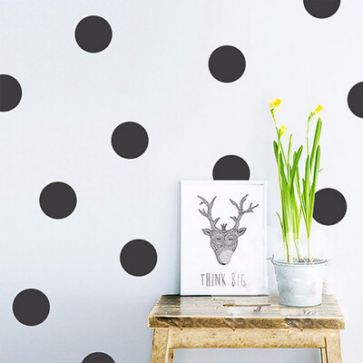 

Creative New Nordic Style Dot Shape PVC Art Wall Stickers Home Decoration For Kids Room Living Room Bedroom