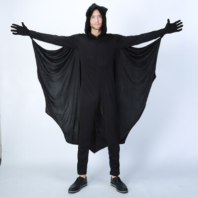

Toponeto Mens Halloween Casual Party Long Sleeve Solid Simple Robe Shirt Onesies