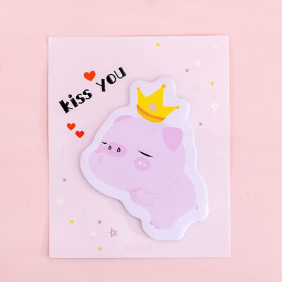 

Cute Cartoon Sticky Notes Memo Pad Diary Stationery Flakes Scrapbook Decorative Sticky Random Colors