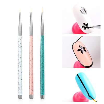

〖Follure〗3 PCsSet Professional Nail Painting Flowers Pen Nail Art Dotting Tool