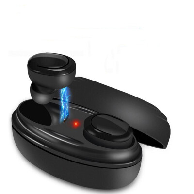 

Wireless Bluetooth 50 Earphone Mini Earbud Stereo Music Earphones HandsFree Cordless Headset With Charge Case Binaural call