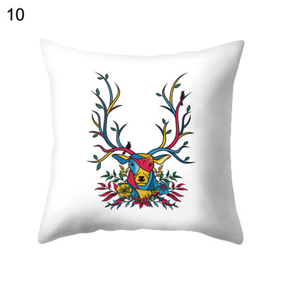 

Animal Deer Giraffe Snake Pillow Case Cushion Cover Sofa Bed Car Office Decor