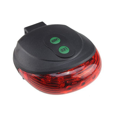 

5 LED Cycling Bicycle Bike Flash Taillight Rear Tail Lamp Road Bike Outdoor Safety Warning Lamp