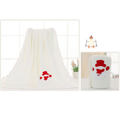 

Toponeto 1Pc Christmas snowman Blanket Coral Fleece Fluffy Super Soft Couch Cover Blanket