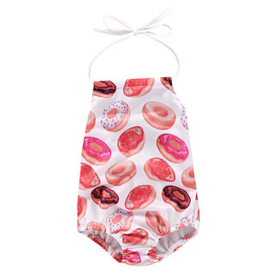 

Girls One Piece Swimsuit Kids Swimwear Children Bathing Suit Baby Print Triangle Princess Summer Beachwear