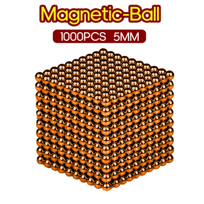 

1000PCS Magnetic-Ball 5mm Building Toy Simple Design Office Adults Stress Relief Toys