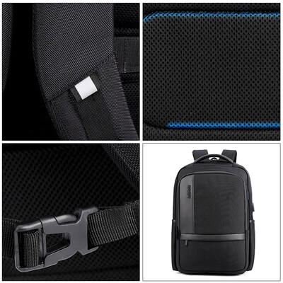 

ARCTIC HUNTER Leisure Male Business Backpack Nylon Waterproof College Men Student Schoolbag Computer Multifunctional Bag Travel US