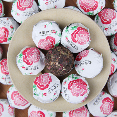 

Yunnan Huacha Xiaotuo Tea Rose Puer Tea Combination Huacao Tea Black Rose Tea 250g