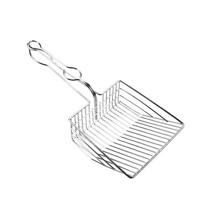 

Metal Pet Kitten Litter Sands Shovel Scoop Iron Larger Size Handle Cleaning Pick Up Tool Pets Supplies