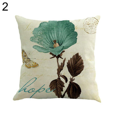 

Fresh Petunia Flower Throw Pillow Protector Case Cushion Cover Bedding Articles