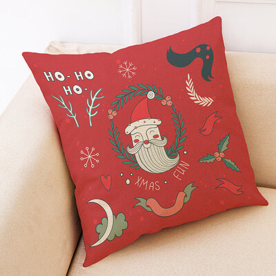 

Tailored Christmas Home Decor Cushion Cover Graffi Style Throw Pillowcase Pillow Covers