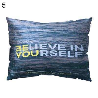 

Wisdom Maxim Forest Sea Pillow Case Cushion Cover Sofa Bedroom Car Cafe Decor