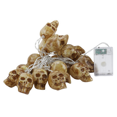 

Halloween Decoration Lights LED DIY White Ghost String Lights Battery Operated For Halloween Home Party Decoration